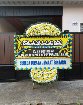 Papan Bunga Duka di Tanjuanggodang Sungaipinago